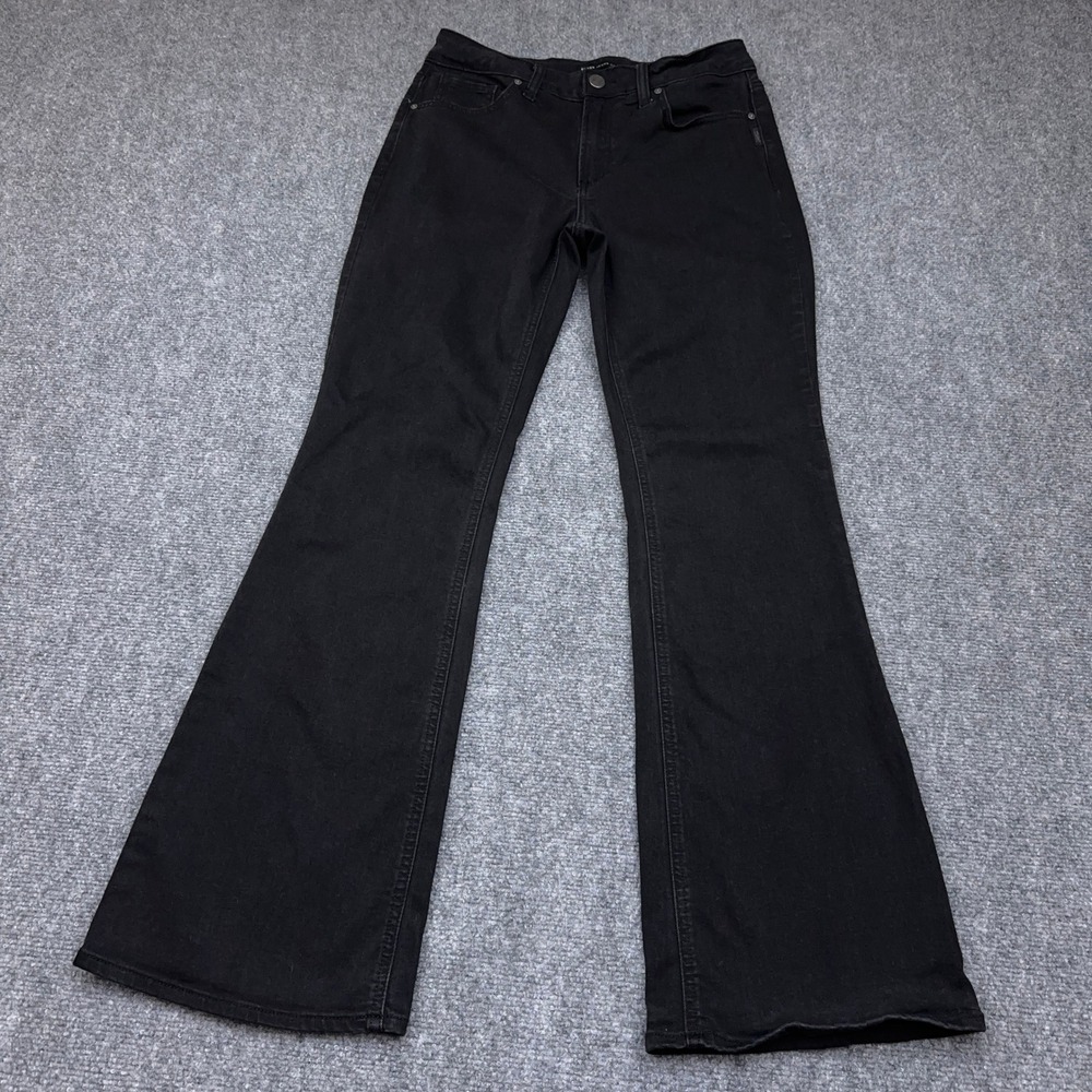Silver Jeans Co. Avery Bootcut Women's 30x33 Black Denim High Rise Luxe Stretch